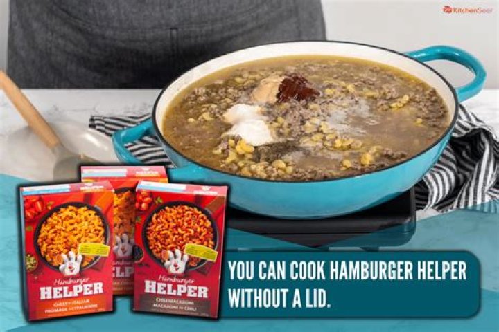 Can you cook hamburger helper uncovered