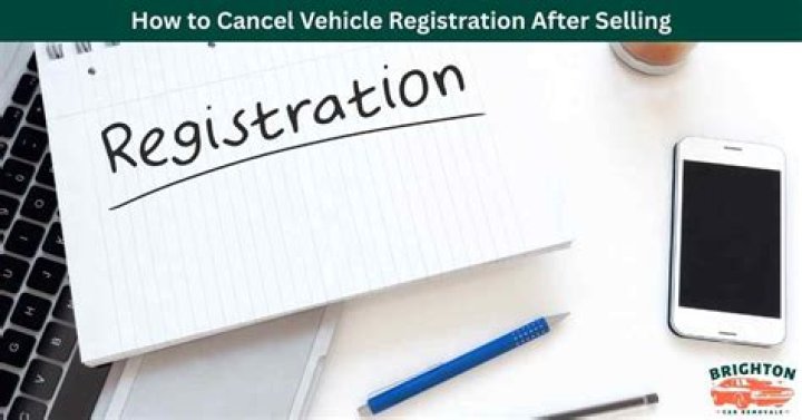 How to cancel vehicle registration