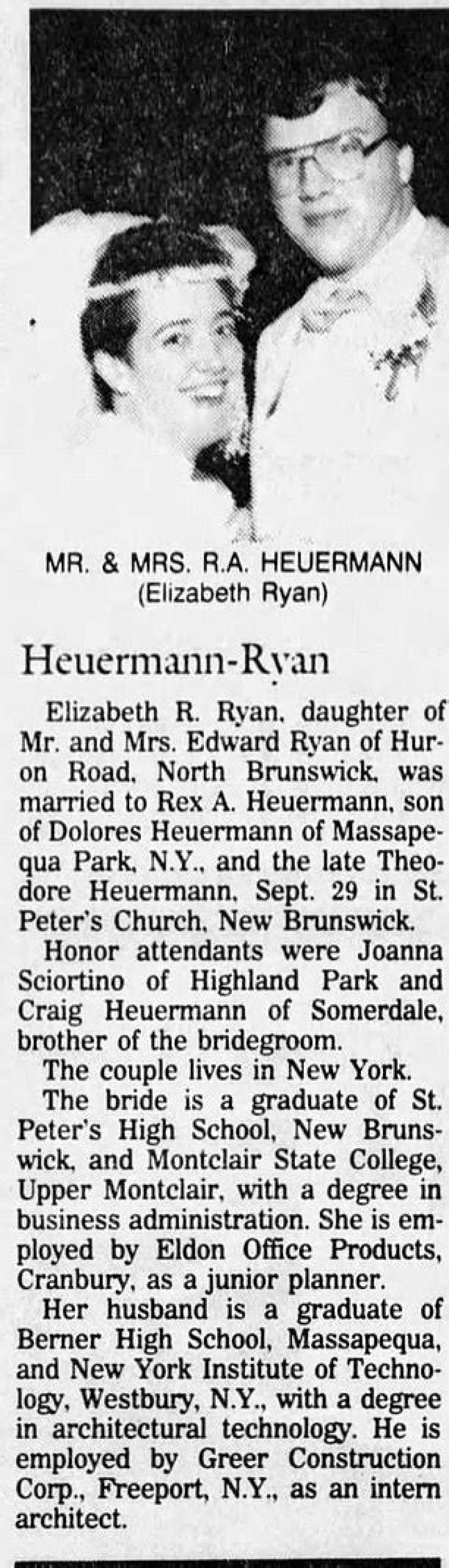 Meet Rex Heuermann First Wife, Elizabeth Ryan: Wiki & Children Details
